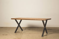 Dining Table with "X" Legs