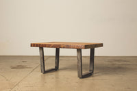 Coffee Table with Square Steel Legs
